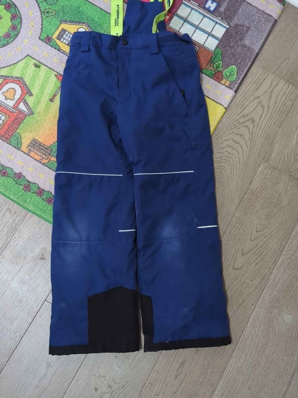 Sunice Stormpack Boys Blue Snow Pants Bibs Size 10